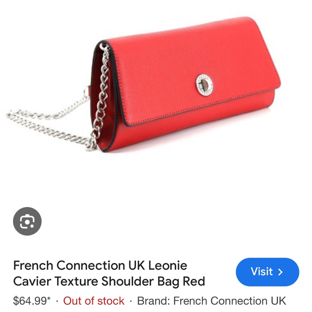 French Connection Leonie Cavier Shoulder Bag (New with tags) (Retails $98+tax)